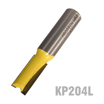Pro-Tech Straight Router Bit 7/16' (9.5mm) x 1'(25.4mm) Two Flute Long 1/2' Shank - image 01