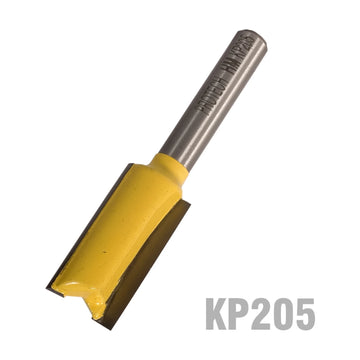 Pro-Tech Straight Router Bit 1/2' (12.7mm) x 1'(25.4mm) Two Flute 1/4' Shank - image 01