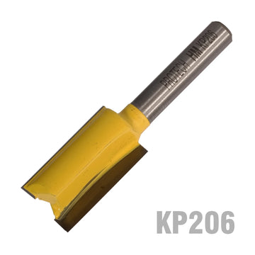 Pro-Tech Straight Router Bit 9/16' (14.3mm) x 1'(25.4mm) Two Flute 1/4' Shank - image 01