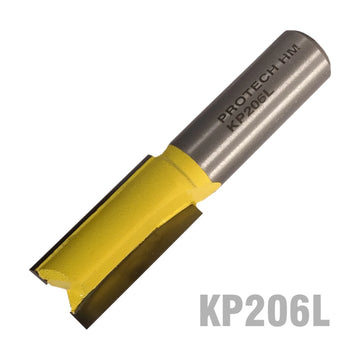 Pro-Tech Straight Router Bit 9/16' (14.3mm) x 1 1/4'(31.8mm) Two Flute 1/2' Shank - image 01
