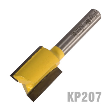 Pro-Tech Straight Router Bit 5/8' (15.9mm) x 3/4'(19mm) Two Flute 1/4' Shank - image 01