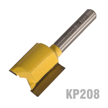 Pro-Tech Straight Router Bit 3/4'(19mm) x 3/4'(19mm) Two Flute 1/4' Shank - image 01