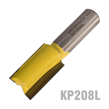 Pro-Tech Straight Router Bit 3/4'(19mm) x 1 1/4'(31.8mm) Two Flute 1/2' Shank - image 01