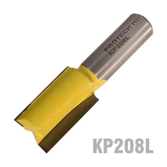 Pro-Tech Straight Router Bit 3/4'(19mm) x 1 1/4'(31.8mm) Two Flute 1/2' Shank - image 01