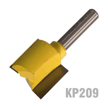 Pro-Tech Straight Router Bit 7/8'(22.2mm) x 3/4'(19mm) Two Flute 1/4' Shank - image 01