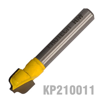 Pro-Tech Ogee Plunge Cutting 3/8' x 3/8' (1/8'Diameter) 1/4' Shank – Router Bit - image 01