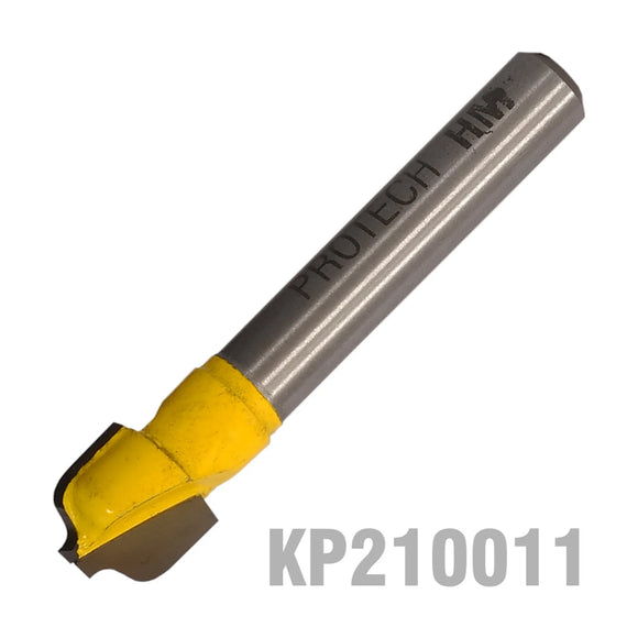 Pro-Tech Ogee Plunge Cutting 3/8' x 3/8' (1/8'Diameter) 1/4' Shank – Router Bit - image 01