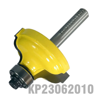 Pro-Tech Quirk Topped Ogee 1 3/8' x 9/16' Radius 3/16' 1/4" Shank. – Router Bit - image 01