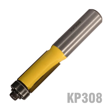 Pro-Tech Trim Router Bit 1/2' x 1'With Bottom Bearing 1/2' Shank - image 01