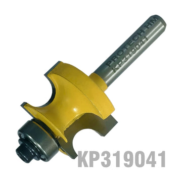 Pro-Tech Edge Beading Router Bit 1' x 11/16' Radius 3/16' 1/4' Shank - image 01