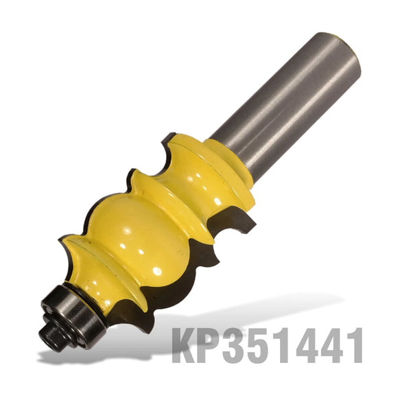 Pro-Tech Face Mould Router Bit 1' x 1 3/8' Radius 5/32' 1/2' Shank - image 01