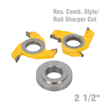 Pro-Tech Reversible Combination Style & Rail Shaper Cutter Diameter 2 1/2' - image 01
