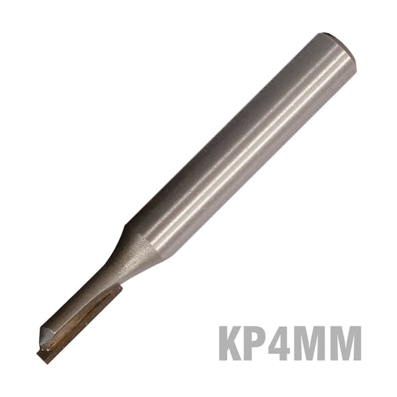 Pro-Tech Straight Router Bit 4mm x 13mm Single Flute Metric 1/4' Shank - image 01