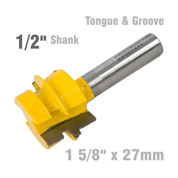 Pro-Tech Tongue And Groove Taper (Wedge Taper) 1 5/8' x 27mm 1/2' Shank - image 01