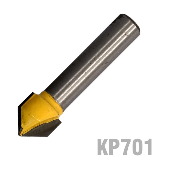 Pro-Tech V-Groove Router Bit TCT 3/8' - image 01