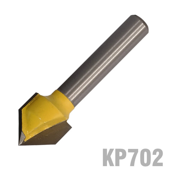 Pro-Tech V-Groove Router Bit TCT 1/2' - image 01
