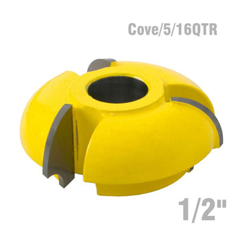 Pro-Tech 3-Wing Profile Cutter 1/2 Cove/5/16 Quarter Rnd – Router Bit - image 01