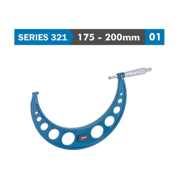 Accud Outside Micrometer 175-200mm 0.007mm Accuracy 0.01mm Graduation - image 01