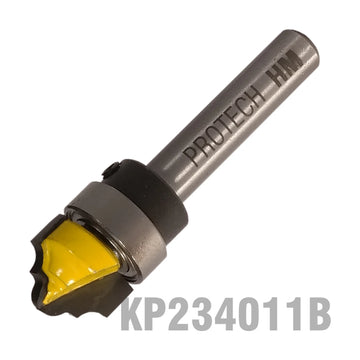 Pro-Tech Classical Router Bit 1/2' x 3/8' With Top Bearing 1/4' Shank - image 01
