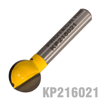 Pro-Tech Ball End Plunge Router Bit 1/2' x 1/2' 1/4" Shank - image 01