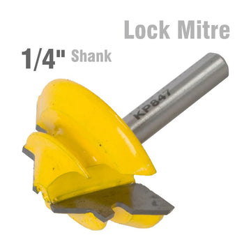 Pro-Tech Lock Mitre Router Bit 1/4' Shank - image 01