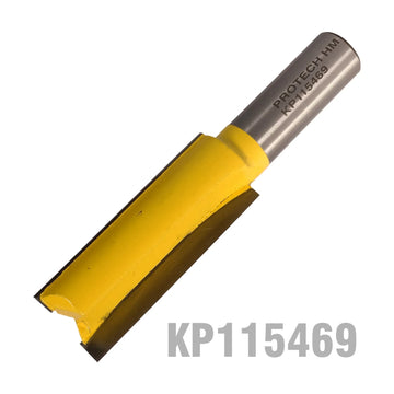 Pro-Tech Straight Router Bit 3/4'(19mm) x 2'(50.8mm) Cut 2 Flute With Bottom Cut 1/2' - image 01