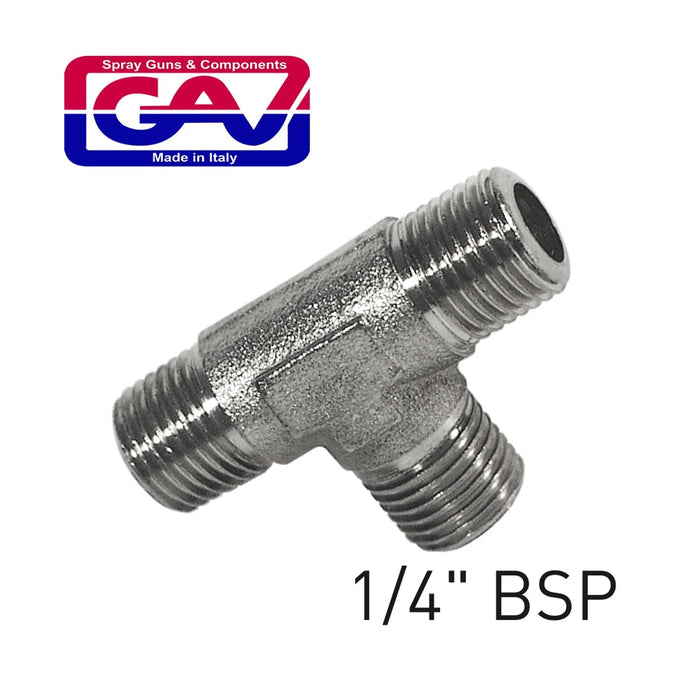 GAV T Connector 1/4'MMM - image 01