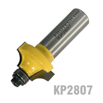 Pro-Tech Beading Router Bit 1' x 1/2' Radius 1/4' 1/2' Shank - image 01