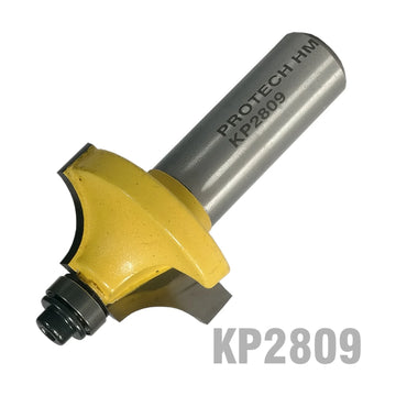 Pro-Tech Beading Router Bit 1 1/4' x 5/8' Radius 3/8' 1/2' Shank - image 01