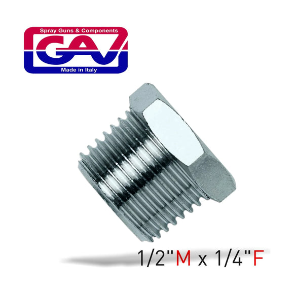 GAV Taper Reducer Bush 1/2' x 1/4' Male/Female - image 01