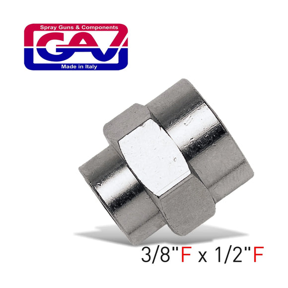 GAV Reducing Socket 3/8 x 1/2 Female/Female - image 01