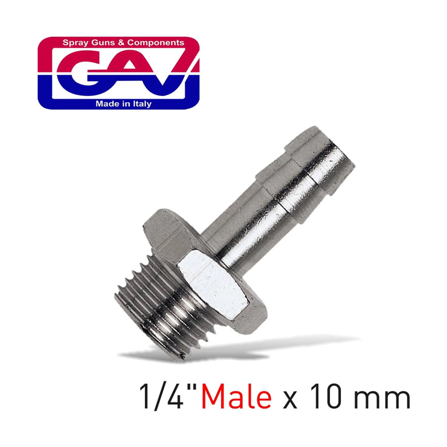 GAV Hose Adapter 1/4' Male x 10mm - image 01