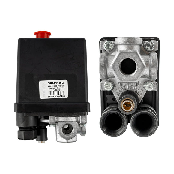Bamax Pressure Switch 4-Way Single Phase Push-In - image 01