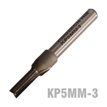 Pro-Tech Straight Router Bit 5mm x 14mm Two Flute Solid Carbide 1/4' Shank - image 01