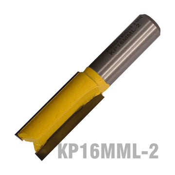 Pro-Tech Straight Router Bit 16mm x 38mm Cut 2 Flute Metric 1/2' Shank - image 01