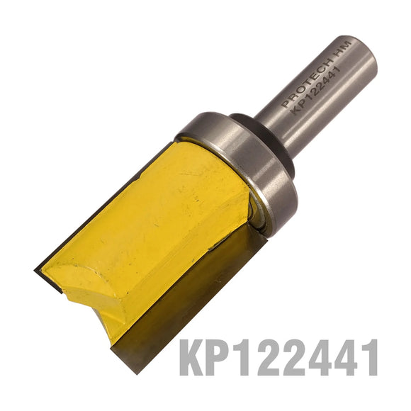 Pro-Tech Pattern Flush Trim Router Bit with Shank Mounted Bearing 1 1/8' x 1 1/2' 1/2 - image 01