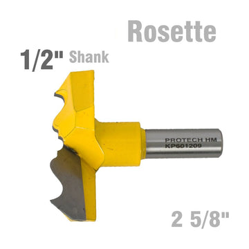 Pro-Tech Rosette Router Bit 66.7mm (2 5/8'Cutting Diameter) 1/2' Shank - image 01
