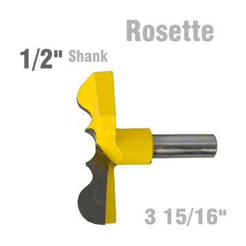 Pro-Tech Rosette Router Bit 84mm (3 15/16'Cutting Diameter) 1/2' Shank - image 01