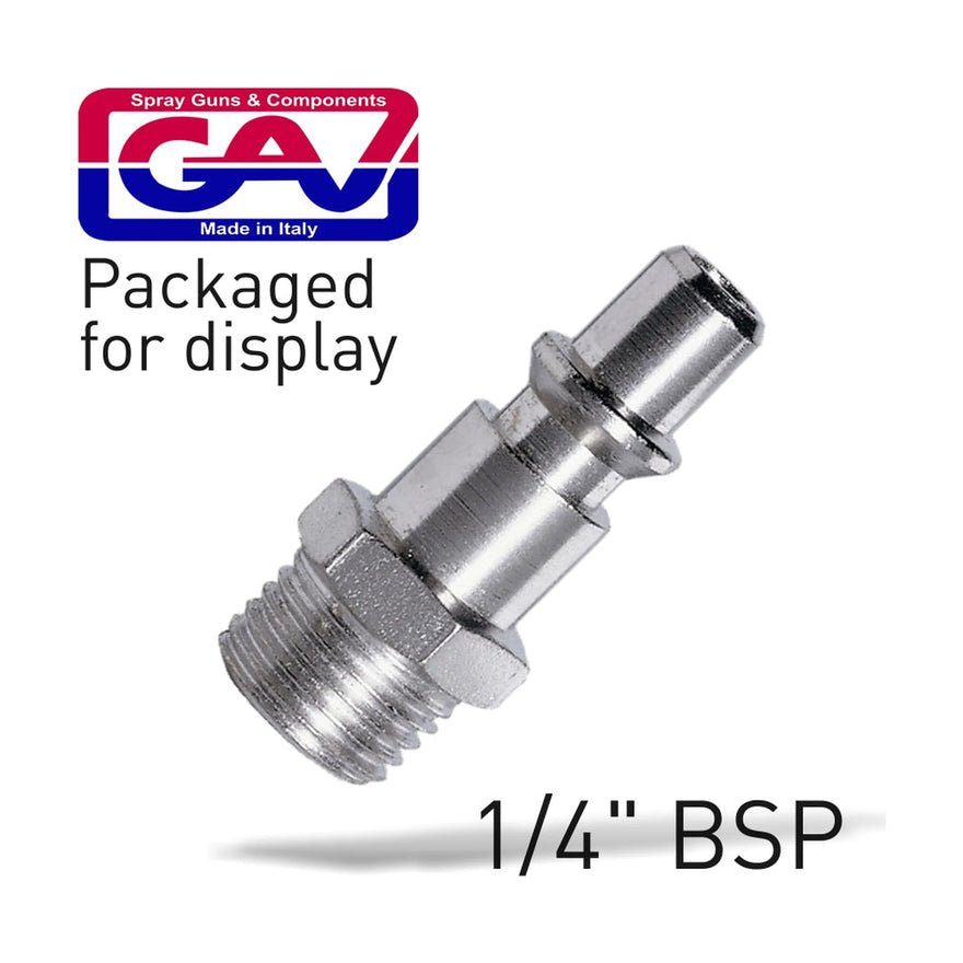 GAV Quick Coupler Inserts Aro 1/4'M 2 - image 01