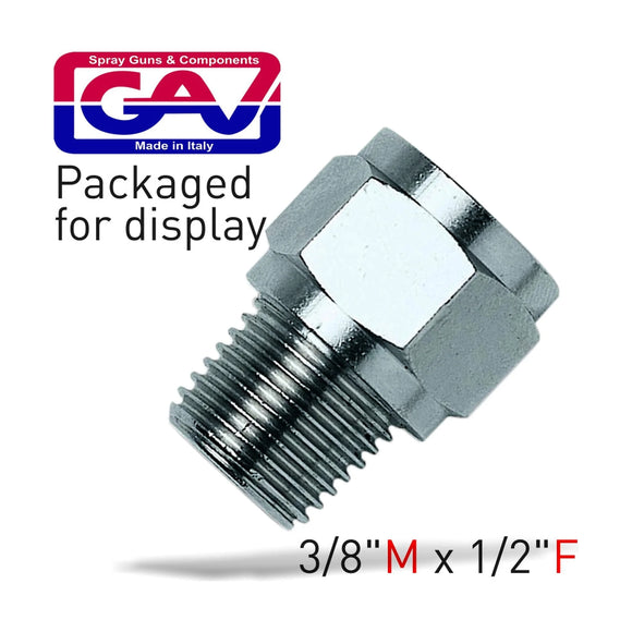 GAV Taper Reducer Bush 3/8 x 1/2M/Fpackaged - image 01