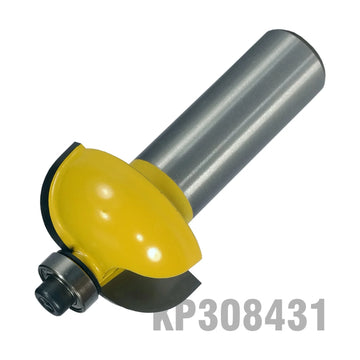 Pro-Tech Cove Router Bit 1 1/8' x 1/2' Radius 3/8' 1/2' Shank - image 01