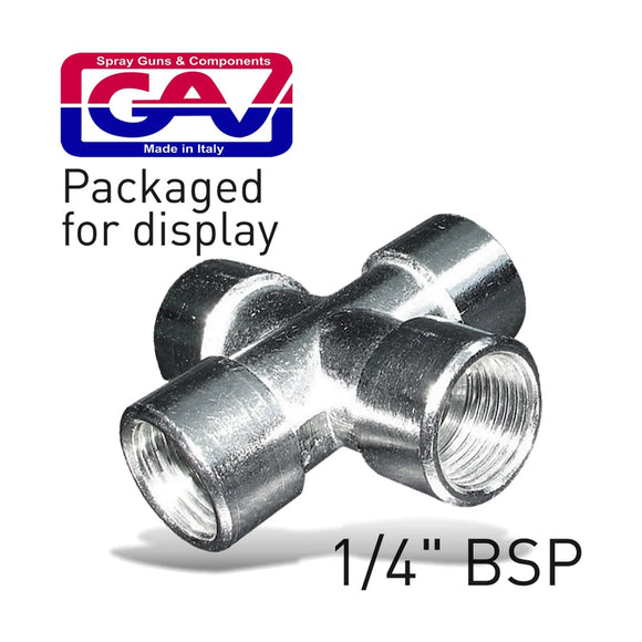 GAV 4-Way Connector 1/4'FFFF - image 01