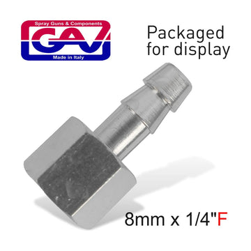 GAV Hose Adapter 8mm x 1/4'Female - image 01
