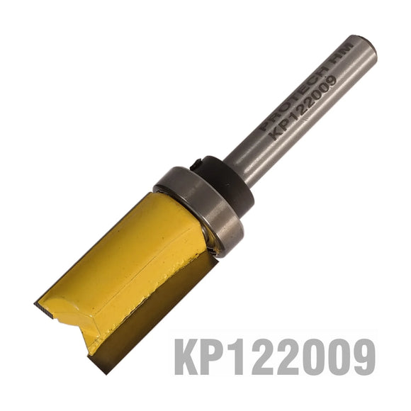 Pro-Tech Pattern Flush Trim Router Bit. With Shank Mounted Bearing 16mm x 25mm 1/4' Shank - image 01