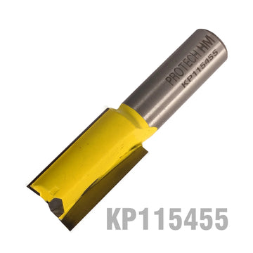 Pro-Tech Straight Router Bit 5/8'(15.9mm) x 1 1/4'(31.8mm) Cut 2 Flute With Bottom Cut - image 01