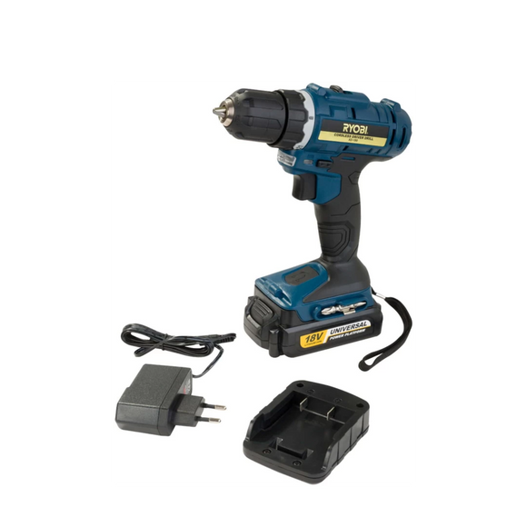 Ryobi 18V Cordless Drill Kit XD180 incl Battery and Charger