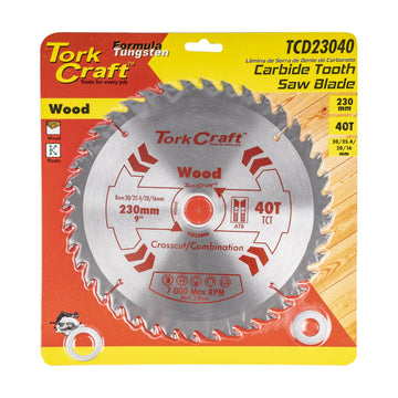 Tork Craft Blade TCT 230 X 40t30/1/20/16 General Purpose Combination - image 01