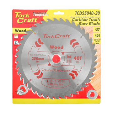 Tork Craft Blade TCT 250 X 40t30/1/20/16 General Purpose Combination - image 01