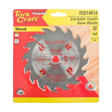 Tork Craft Blade TCT 140 X 16t 20/16/13 General Purpose Rip Wood - image 01