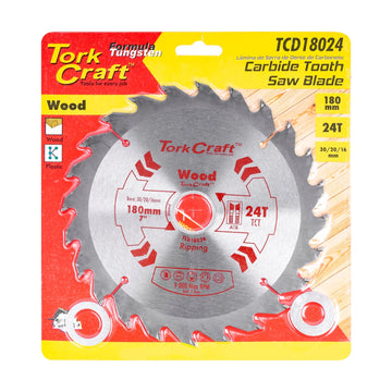 Tork Craft Blade TCT 180 X 24t 30/20/16 General Purpose Rip - image 01